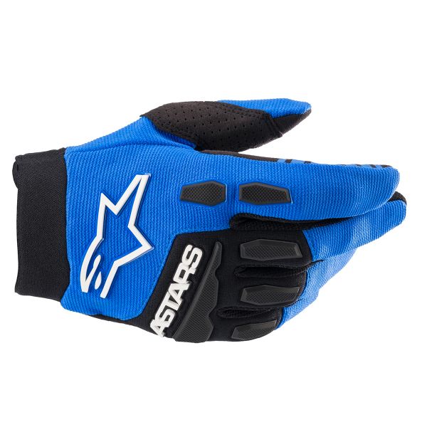Gants Cross Alpinestars Full Bore Blue Black Enfant