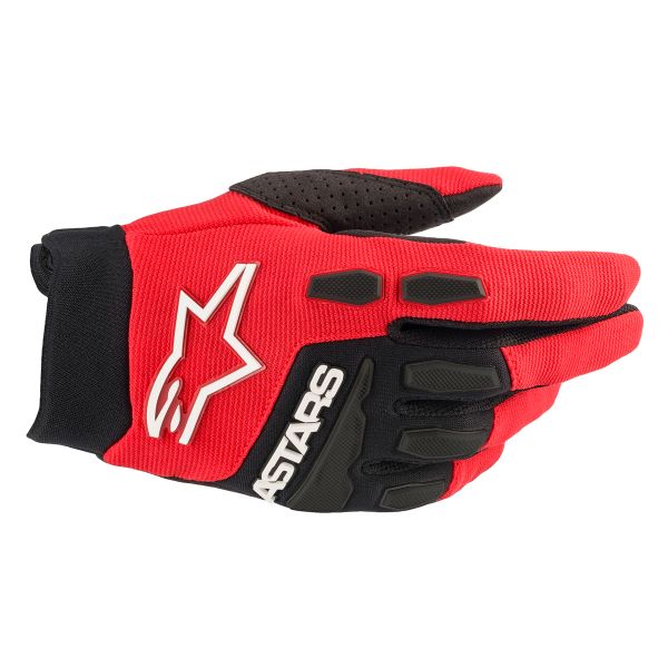 Gants Cross Alpinestars Full Bore Bright Red Black Gants Cross Alpinestars Full Bore Bright Red Black