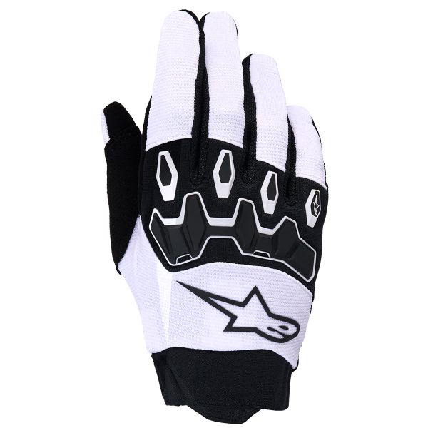 Gants Cross Alpinestars Full Bore V2 Gloves Light Gray Black