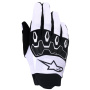 Gants Cross Alpinestars Full Bore V2 Gloves Light Gray Black