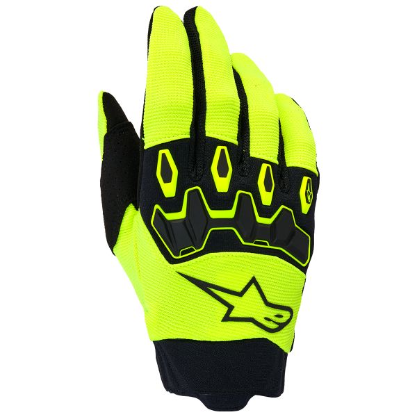 Gants Cross Alpinestars Full Bore V2 Gloves Yellow Fluo Black