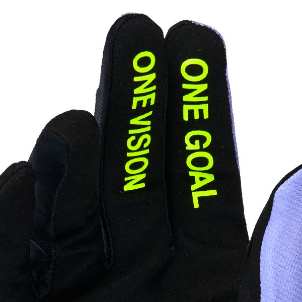 Alpinestars Radar Gloves Purple Yellow Fluo