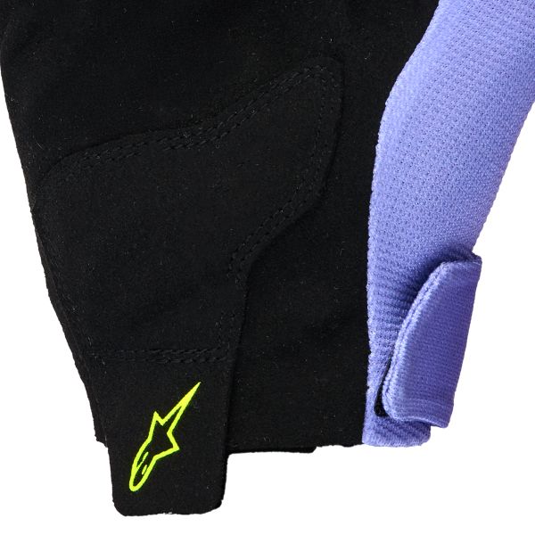Alpinestars Radar Gloves Purple Yellow Fluo