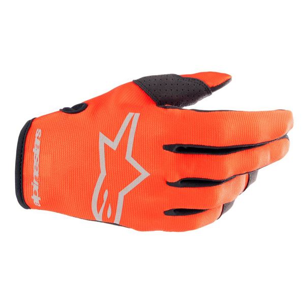 Gants Cross Alpinestars Radar Hot Orange Black Enfant