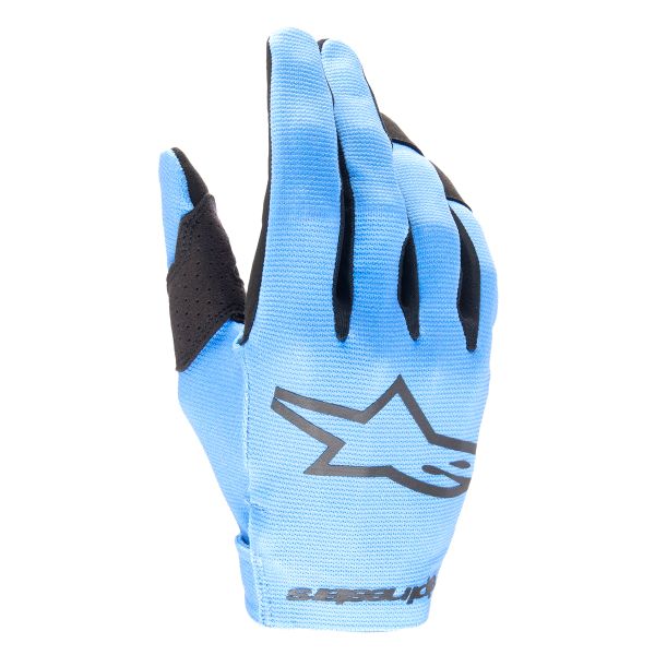 Gants Cross Alpinestars Radar Light Blue Black Gants Cross Alpinestars Radar Light Blue Black