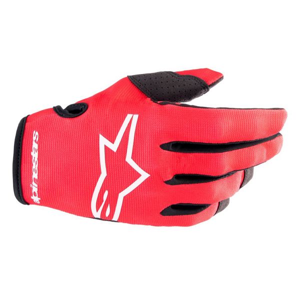 Gants Cross Alpinestars Radar Mars Red White Enfant
