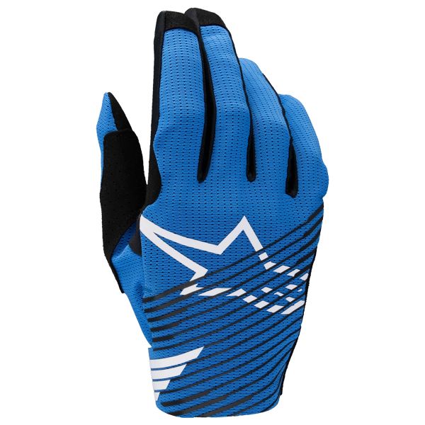 Gants Cross Alpinestars Radar Pro Blue Gants Cross Alpinestars Radar Pro Blue