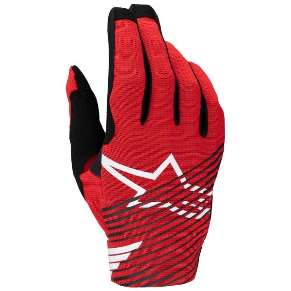 Gants Cross Alpinestars Radar Pro Bright Red Gants Cross Alpinestars Radar Pro Bright Red
