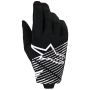 Gants Cross Alpinestars Radar Pro Gloves Black White