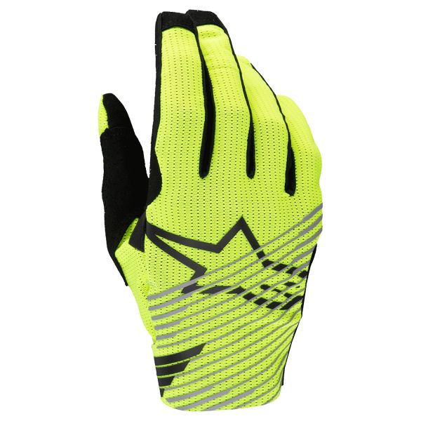 Gants Cross Alpinestars Radar Pro Yellow Fluo Gants Cross Alpinestars Radar Pro Yellow Fluo