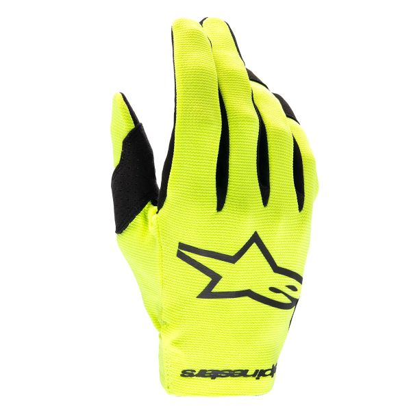 Gants Cross Alpinestars Radar Yellow Fluo Black Gants Cross Alpinestars Radar Yellow Fluo Black
