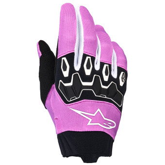 Gants Cross Alpinestars Stella Full Bore V2 Gloves Violet White Black