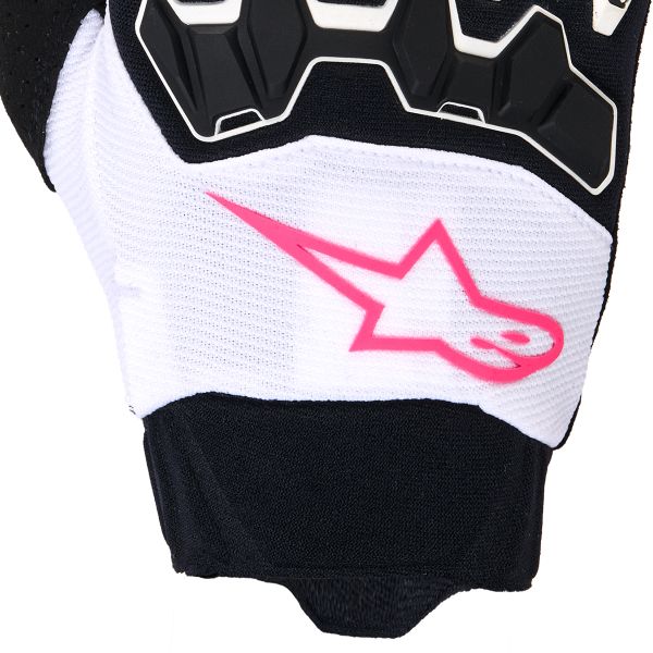 Alpinestars Stella Full Bore V2 Gloves White Pink Fluo Black