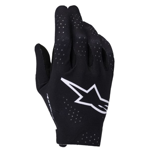 Gants Cross Alpinestars Supertech Mx Gloves Black White Gants Cross Alpinestars Supertech Mx Gloves Black White