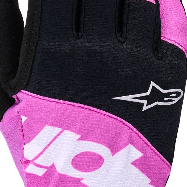 Alpinestars Techstar Gloves Black Light Gray Purple