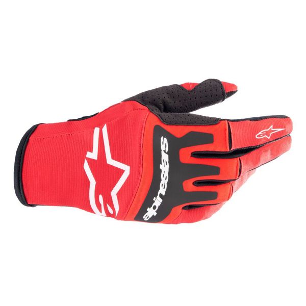 Gants Cross Alpinestars Techstar Gloves Mars Red Black