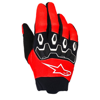Gants Cross Alpinestars Youth & Kids Full Bore V2 Gloves Bright Red Black Gants Cross Alpinestars Youth & Kids Full Bore V2 Gloves Bright Red Black