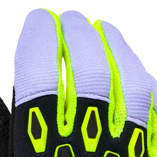 Alpinestars Youth & Kids Full Bore V2 Gloves Purple Yellow Fluo