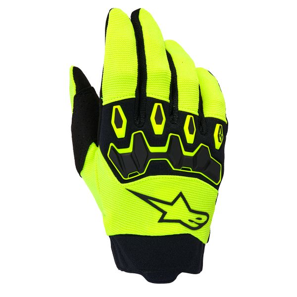 Gants Cross Alpinestars Youth & Kids Full Bore V2 Gloves Yellow Fluo Black