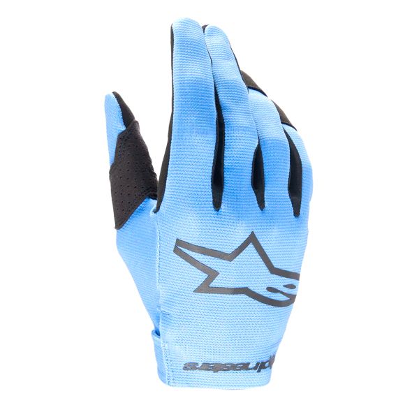 Gants Cross Alpinestars Youth Radar Light Blue Black