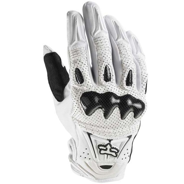 Gants Cross FOX Bomber Blanc