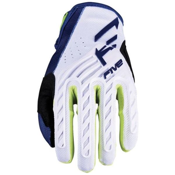 Gants Cross Five Mxf3 Evo Enfant Navy white fluo Yellow