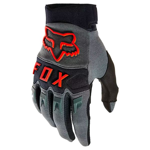 Gants Cross FOX Dirtpaw Glove Grey Red 037