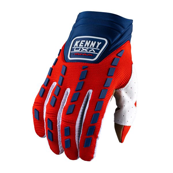 Gants Cross Kenny Titanium Navy Red Gloves