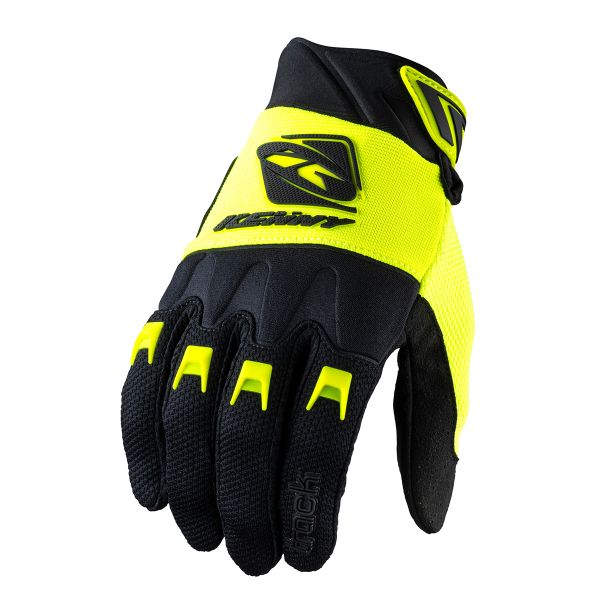 Gants Cross Kenny Track Black Neon Yellow Gloves Gants Cross Kenny Track Black Neon Yellow Gloves