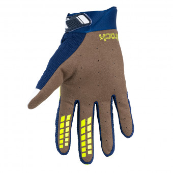 Kenny Track Navy Neon Yellow Kid Gloves