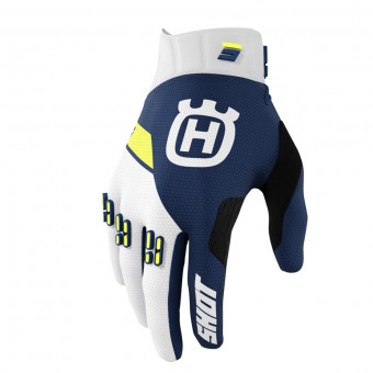 Gants Cross SHOT Aerolite Husqvarna Limited Edition 2022 Blue Gloves