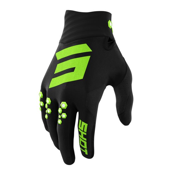 Gants Cross SHOT Contact Green Gloves