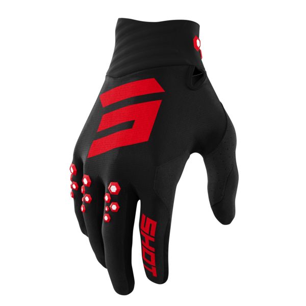 Gants Cross SHOT Contact Red Gloves