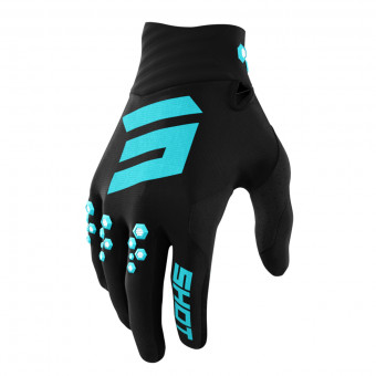 Gants Cross SHOT Contact Turquoise Gloves
