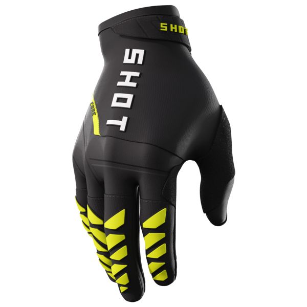 Gants Cross SHOT Core Neon Yellow