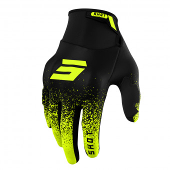 Gants Cross SHOT Drift Edge Neon Yellow