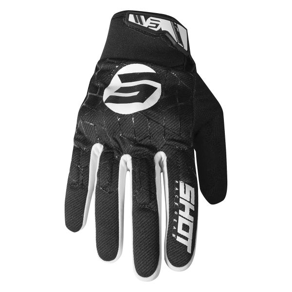 Gants Cross SHOT Drift Spider Black White