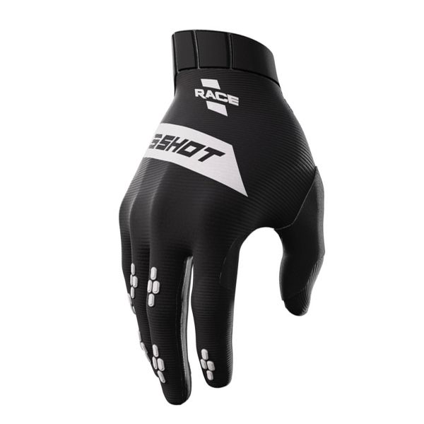 Gants Cross SHOT Race Black Enfant