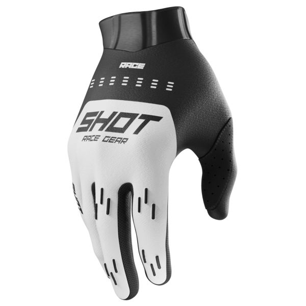 Gants Cross SHOT Race Kid Evo White