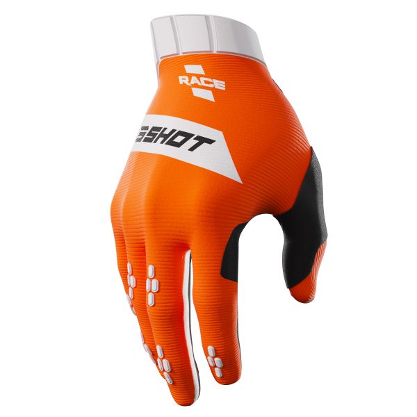 Gants Cross SHOT Race Orange Enfant
