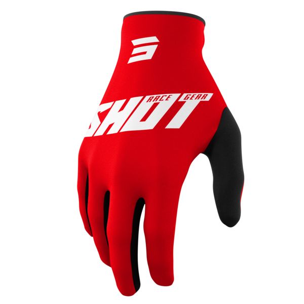 Gants Cross SHOT Draw Burst Red Gloves