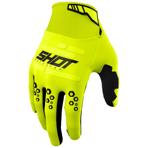 Gants Cross SHOT Vision Glove Neon Yellow