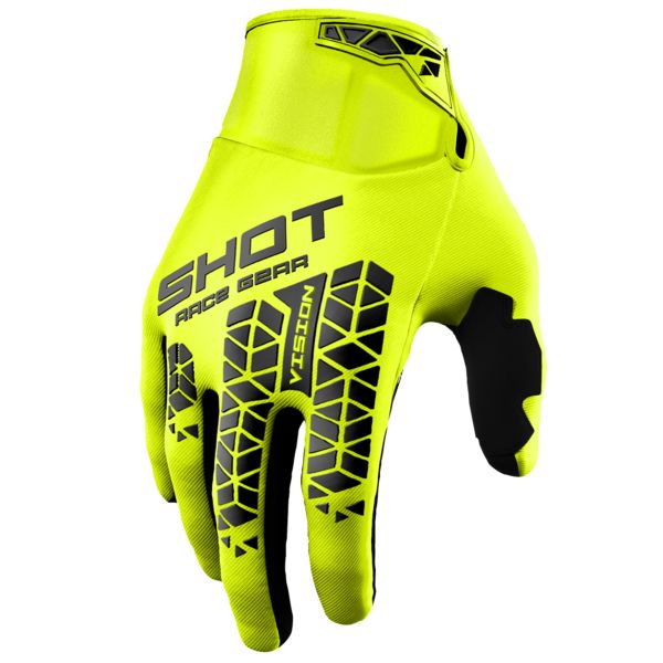 Gants Cross SHOT Vision Tech Neon Yellow
