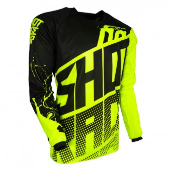 Maillot Cross SHOT Devo Venom Neon Yelow Enfant Maillot Cross SHOT Devo Venom Neon Yelow Enfant