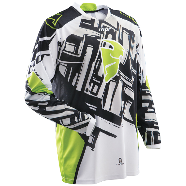 Maillot Cross Thor Phase Green Slab Jersey