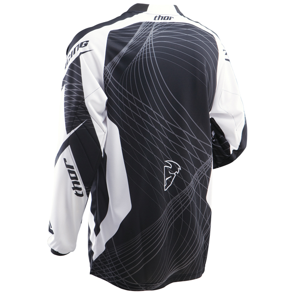 Thor Phase Black Spiral Jersey