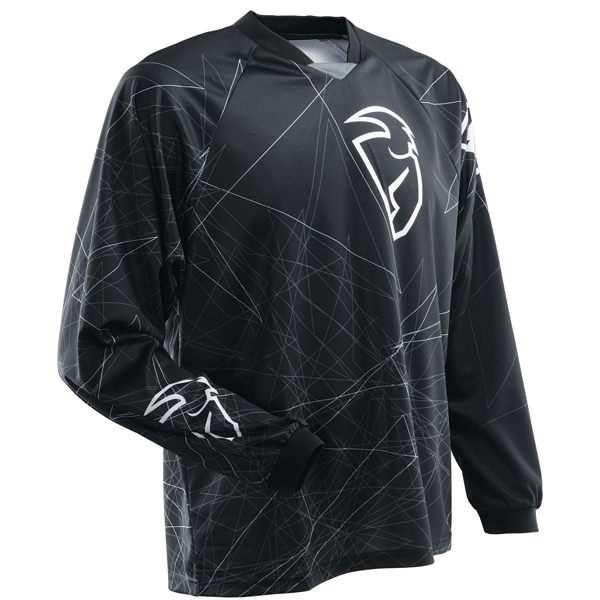 Maillot Cross Thor Static Black Jersey