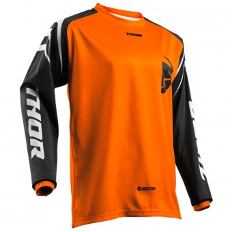 Maillot Cross Thor Sector Zones Orange Enfant Maillot Cross Thor Sector Zones Orange Enfant