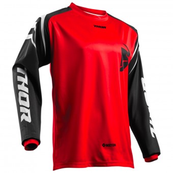Maillot Cross Thor Sector Zones Red Enfant Maillot Cross Thor Sector Zones Red Enfant