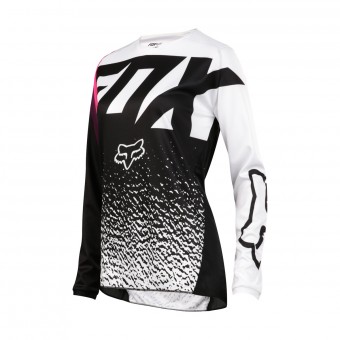 Maillot Cross FOX Women 180 Jersey Black Pink 285 Maillot Cross FOX Women 180 Jersey Black Pink 285